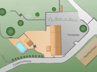 Casa per le vacanze Monteverdi Marittimo Pianta del piano 39