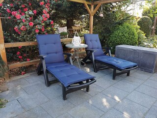 Liegestühle zum Entspannen...