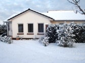 Ferienhaus im Winter