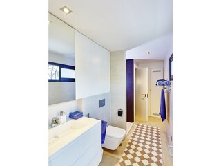 Bath with walk-in shower