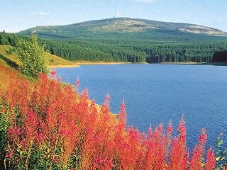 Eckertalsperre mit Brocken