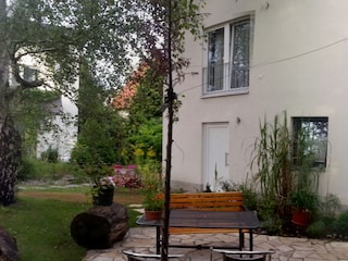 Eingang vom Innenhof zur FeWo Nr. 3