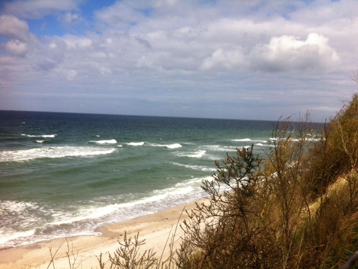 Blick von der Reriker Steilküste auf die offene Ostsee