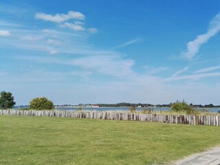 Blick von Gelting Mole nach Wackerballig