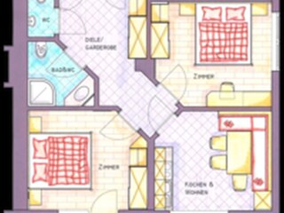 Appartamento per vacanze Hollersbach im Pinzgau Pianta del piano 9