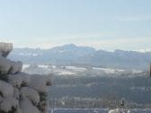 Winterstimmung Zugspitze Teil des Alpenpanoramas