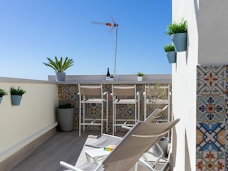 Dachterrasse mit Meerblick