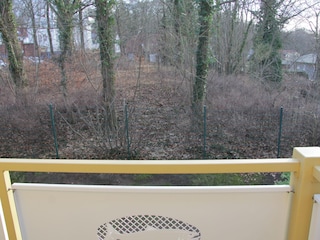 Blick vom Balkon
