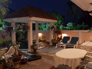 outside at night