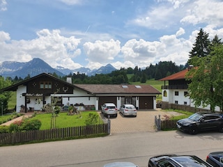 Blick vom Balkon
