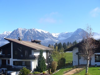 Bergblick vom Balkon