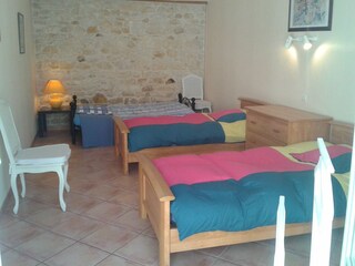 Schlafzimmer 2 im Erdgeschoss