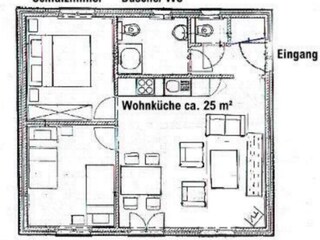 Holiday house De Haan Floor Plan 4