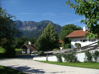 View overlooking mountain Predigtstuhl (1.613 m)