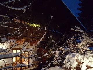 Unser Haus am Abend