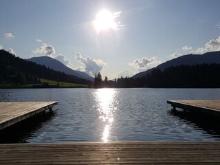 Restaurant am See mit Bademöglichkeit