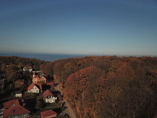 Blick zum Strand 300m