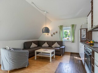 Wohnzimmer und Küche