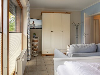 Schlafzimmer mit TV