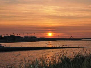 Sonnenuntergang Perlebucht
