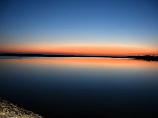 Sonnenuntergang Perlebucht
