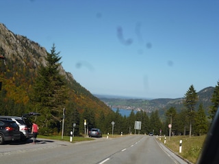 Sicht vom Spitzingsattel