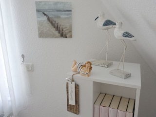kleine Bibliothek in Schlafzimmer