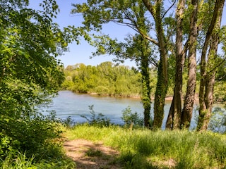 Fluss Hérault in 200 m Entfernung