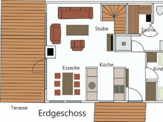 Casa de vacaciones Baabe Plano de planta 22