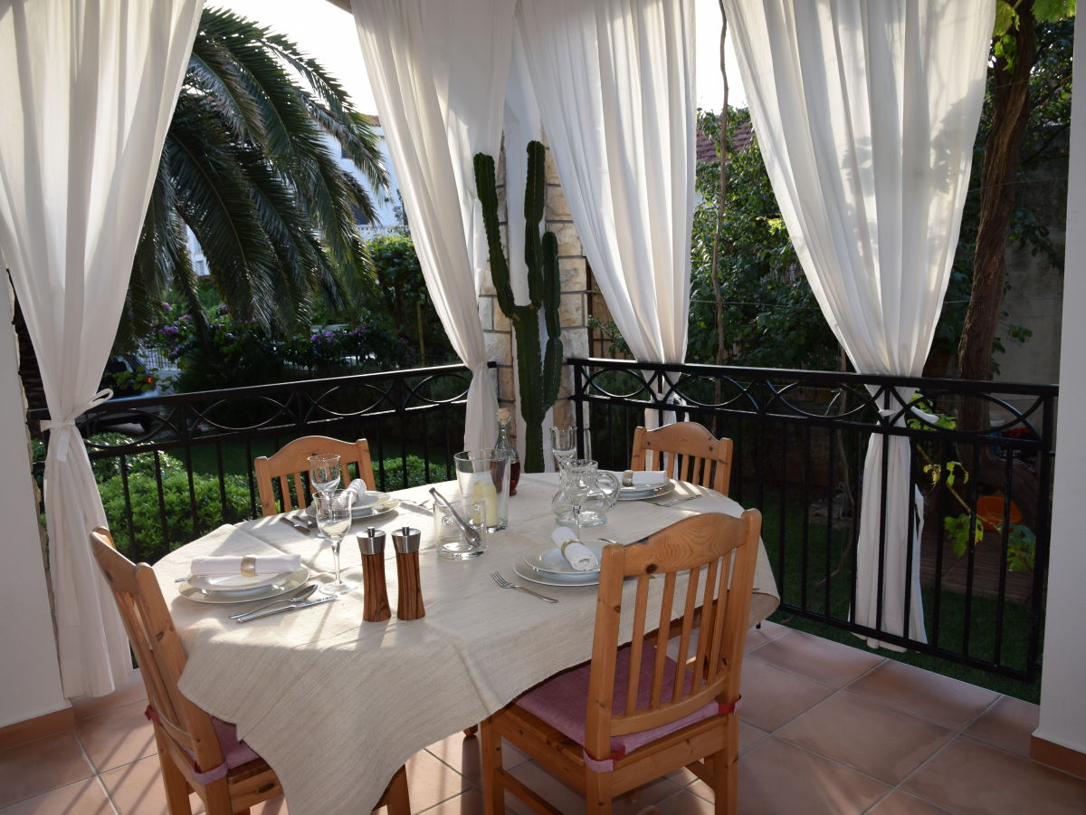 Dining area on the terrace