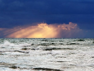 Ostsee bei stürmischen Wetter