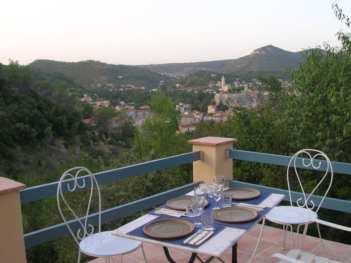 View from the terrace on Saint Ambroix