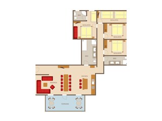 Appartamento per vacanze Bichlbach Pianta del piano 18