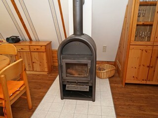 Kamin im Wohnzimmer