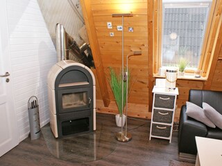 Kamin im Wohnzimmer
