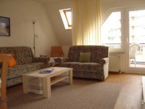 Haus Düne, Ferienwohnung 21 mit Meerblick