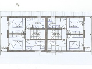Chalet Fügen Pianta del piano 25