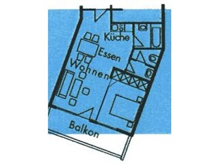 Appartement Seeboden Grondplan 41