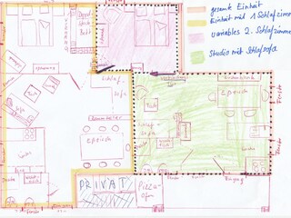 Appartamento per vacanze Ripatransone Pianta del piano 15