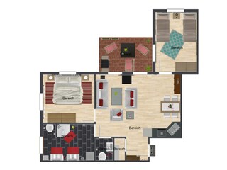 Appartamento per vacanze Borkum Pianta del piano 20