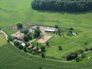 Luftbild vom Rittergut Friedenthal