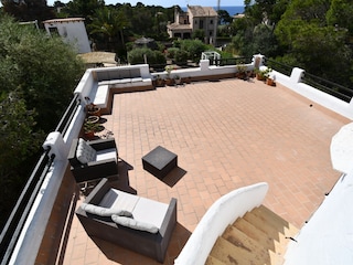 Dachterrasse mit Meerblick