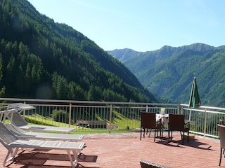 Unsere Hotelterrasse