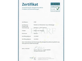 ECARF Zertifikat