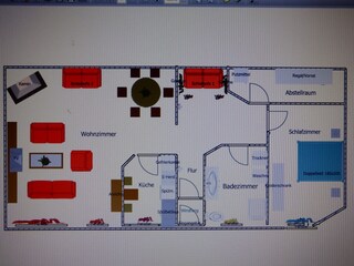 Casa per le vacanze Sontra Pianta del piano 23