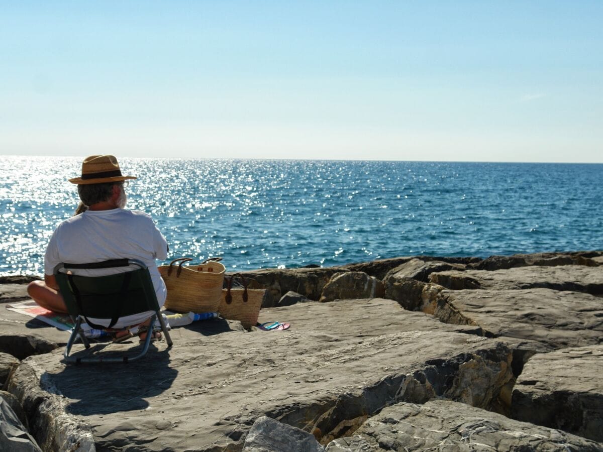 Felsstrand Cervo