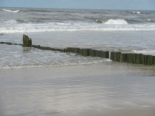 Ein Strandspaziergang am Meer