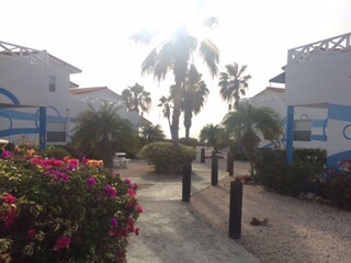 The pathway to the appartment