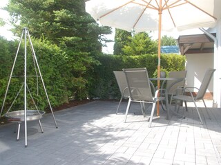 Sitzecke mit Grill