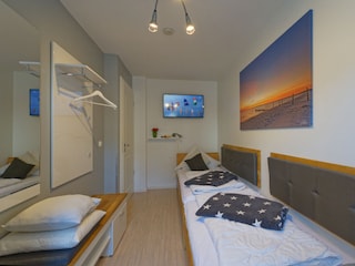 Beide Schlafzimmer mit eigenem TV
